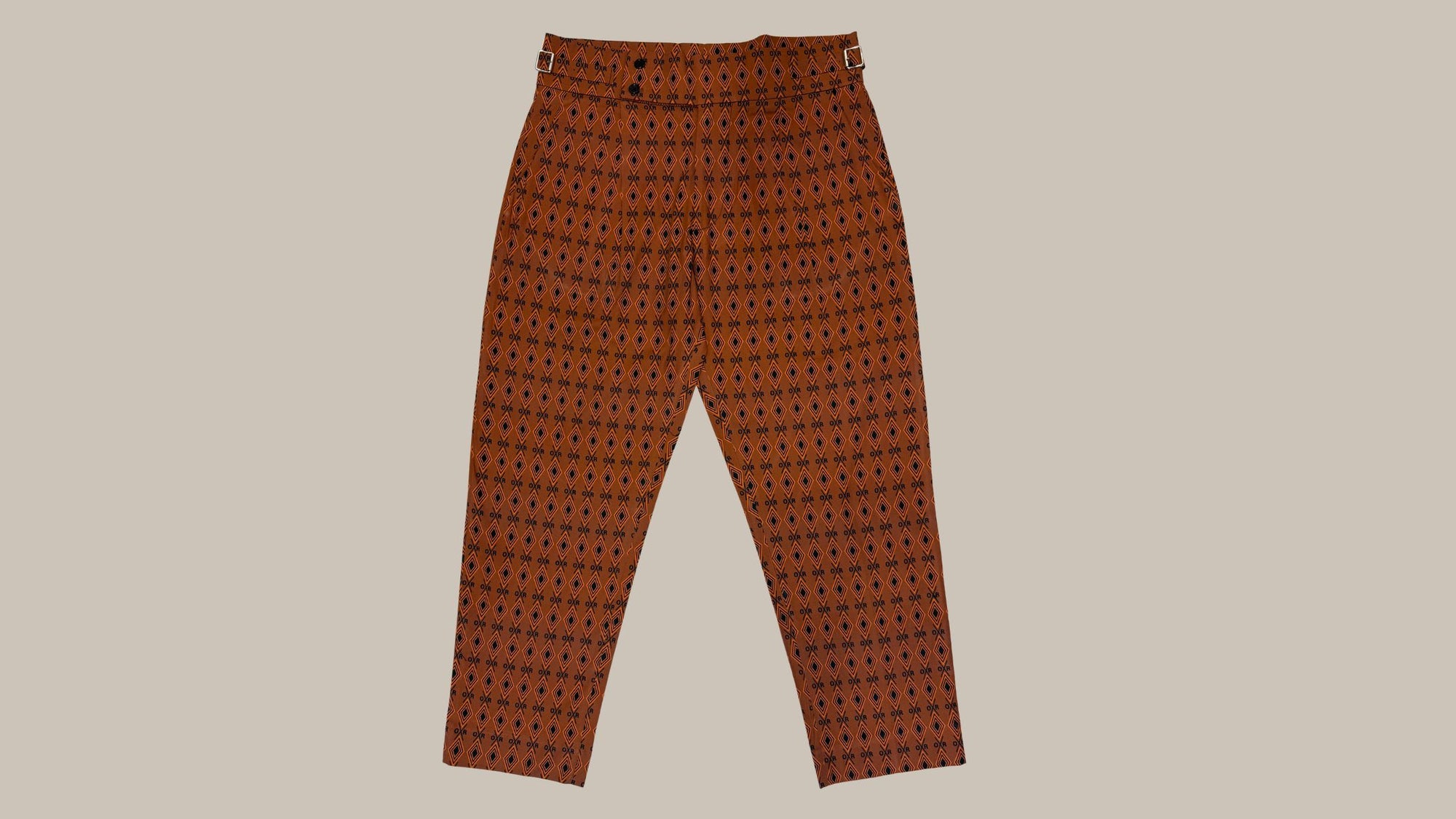 pantalone lungo arancione