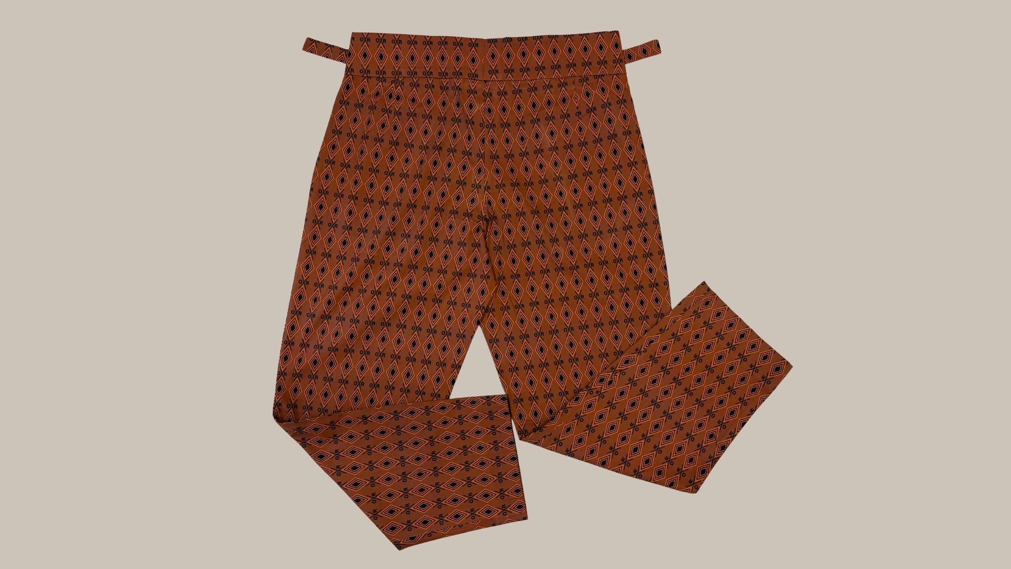 pantalone lungo arancione