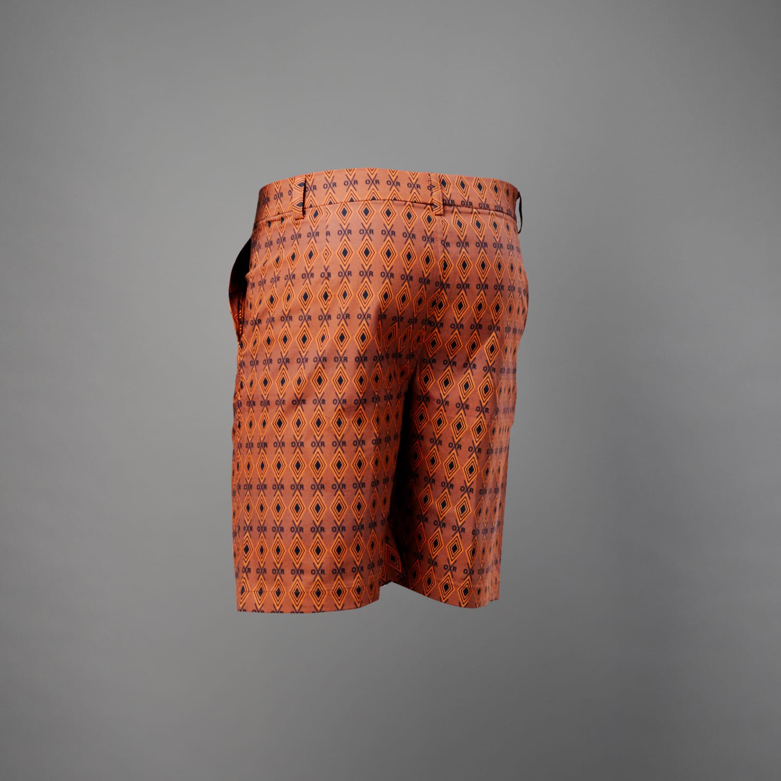 pantaloni corti arancioni