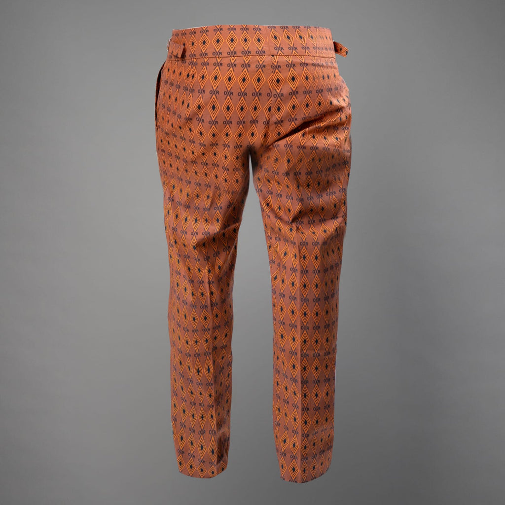 pantalone lungo arancione