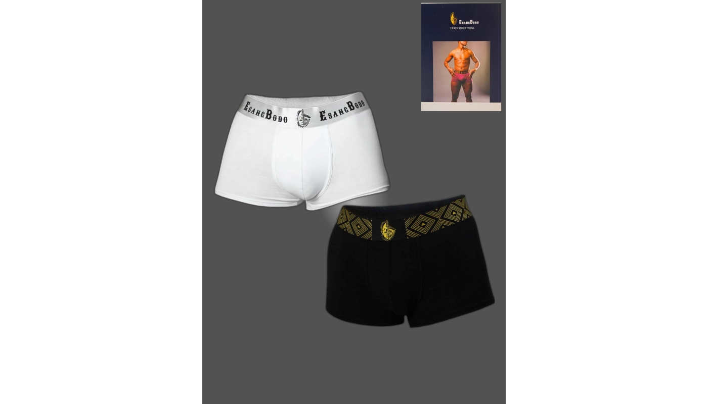 Boxer 2-in 1 Pack  – White & Black