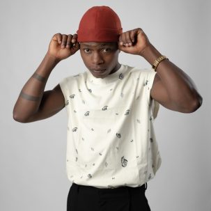 men’s short sleeve printed t shirt – beige